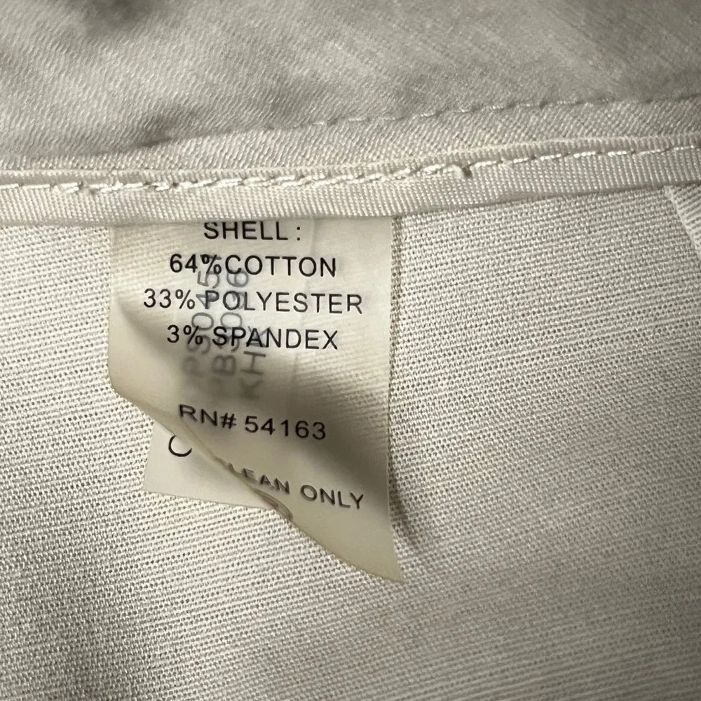 Calvin Klein Khaki Modern Fit Mid Rise Straight Leg Pants Size 6 Petite